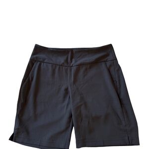 adidas Women's Black Polyester Athletic Shorts Medium